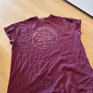 Darc Sport Maroon Short Sleeve Tee